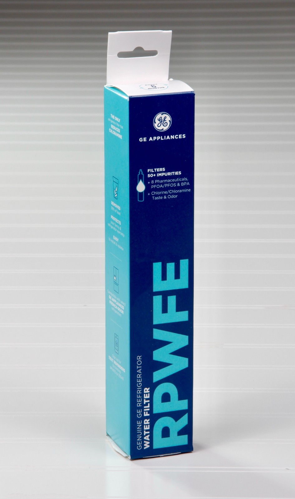 New/Sealed GE RPWFE OEM Genuine Refrigerator Water Filter (WITH CHIP) One Filter