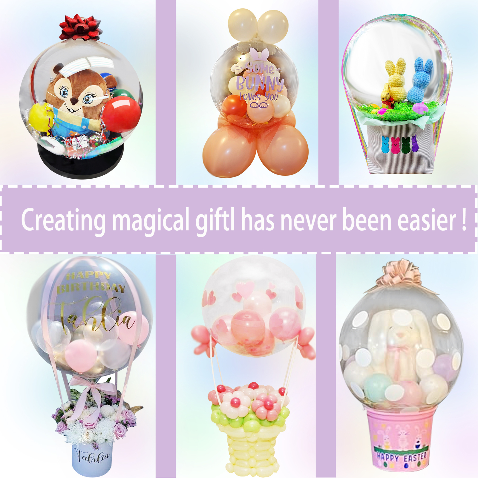 New Balloon Stuffing Machine Balloon Bouquet Stuffer Rose Bouquet Filling Kit