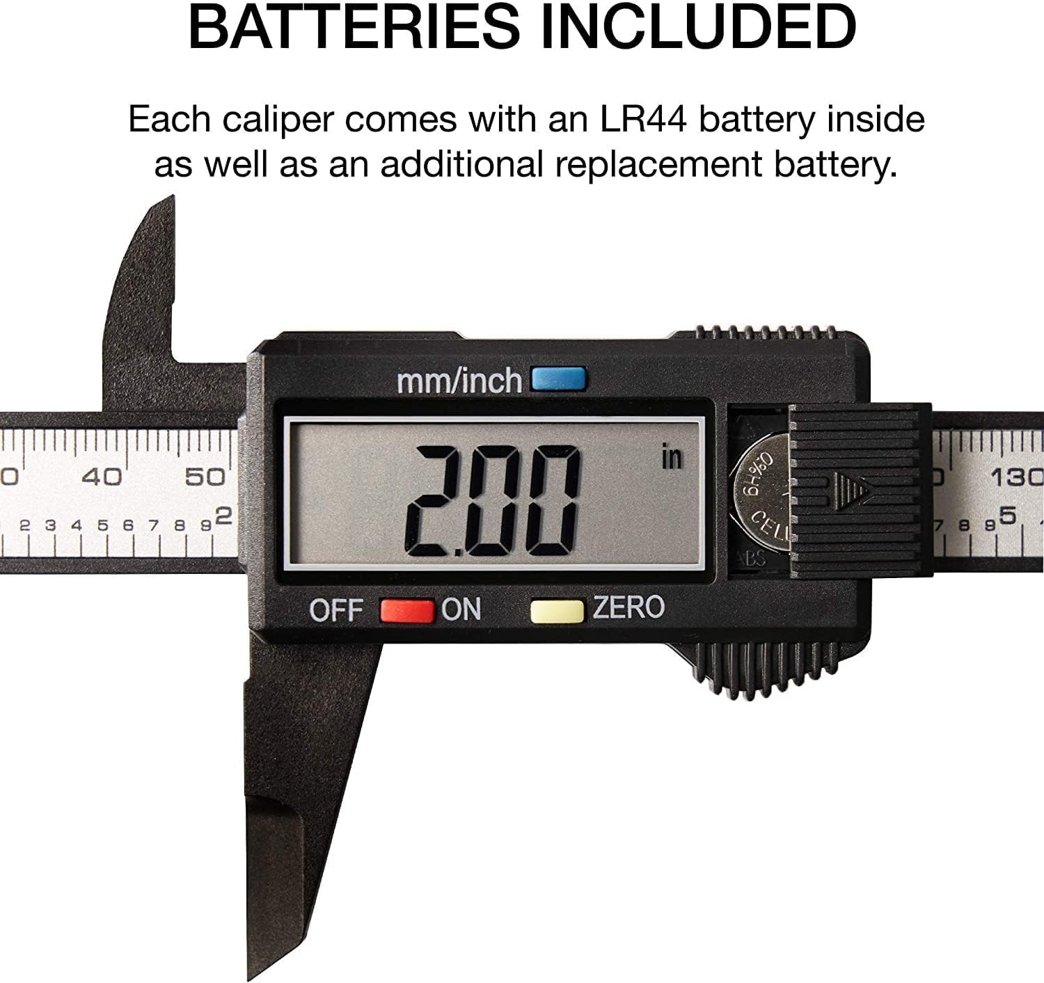 01417A 6” Digital Caliper | Electronic Measuring Tool | Range of 0-6”Or 0-150Mm