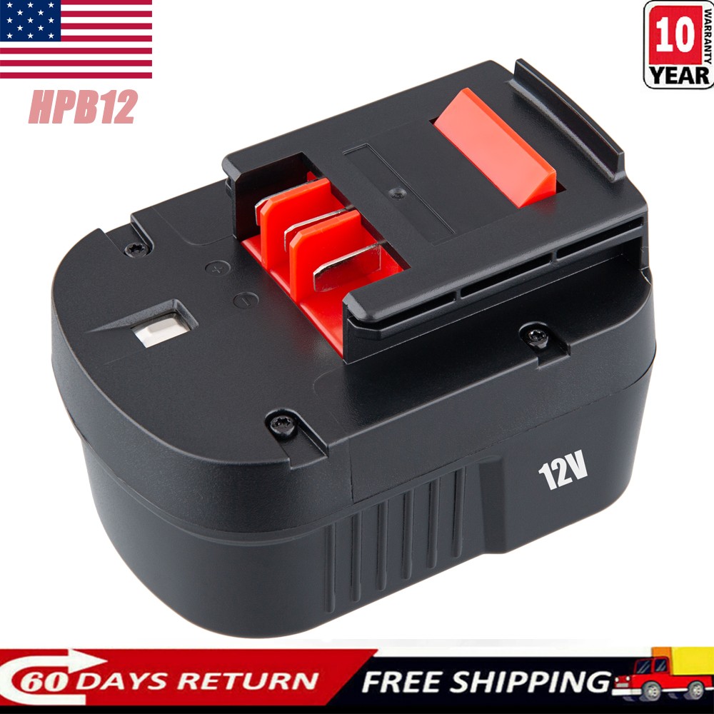 4800mAh HPB12 12V Battery HPB18 Replacement BD212 1pc/2pcs for Black & Decker
