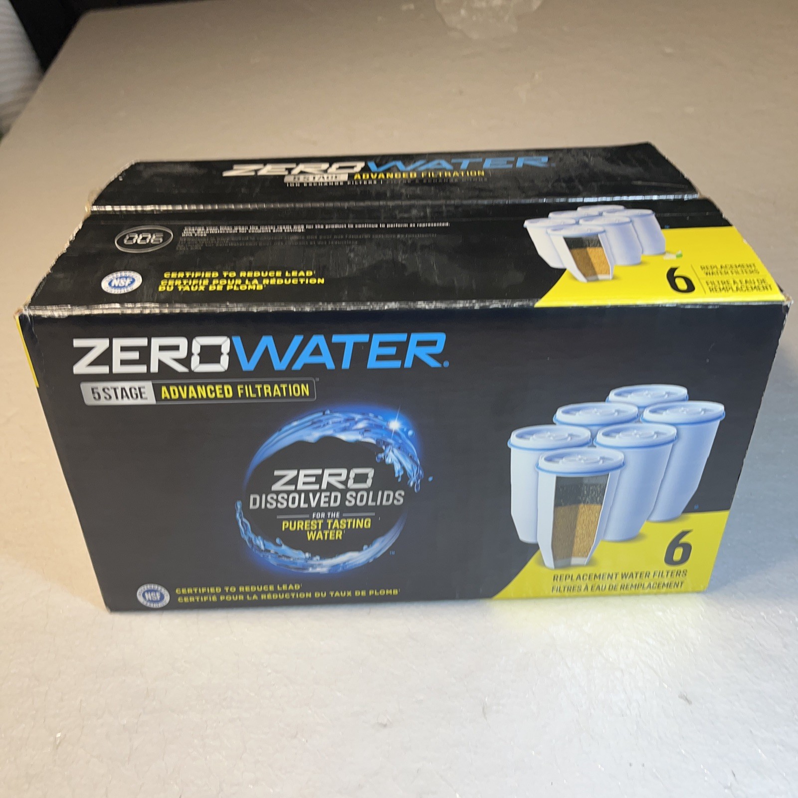 3 Pack Culligan Zero Water Filter 5 Stage Advanced Filtration ZR-006 Replacement