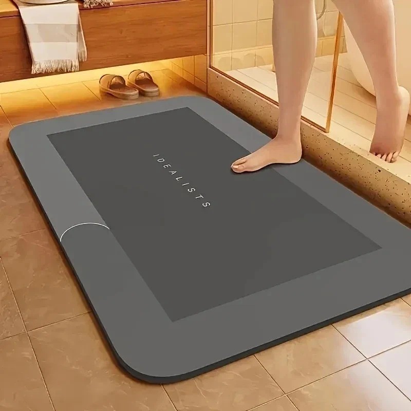SUPER Water Absorbent Bath Mat Non-Slip Quick Dry Bathroom Shower Rug 24″/32″