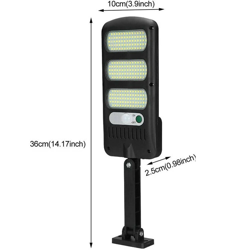 600w LED Solar Lights PIR Motion Sensor Waterproof Outdoor Garden Yard Wall Lamp