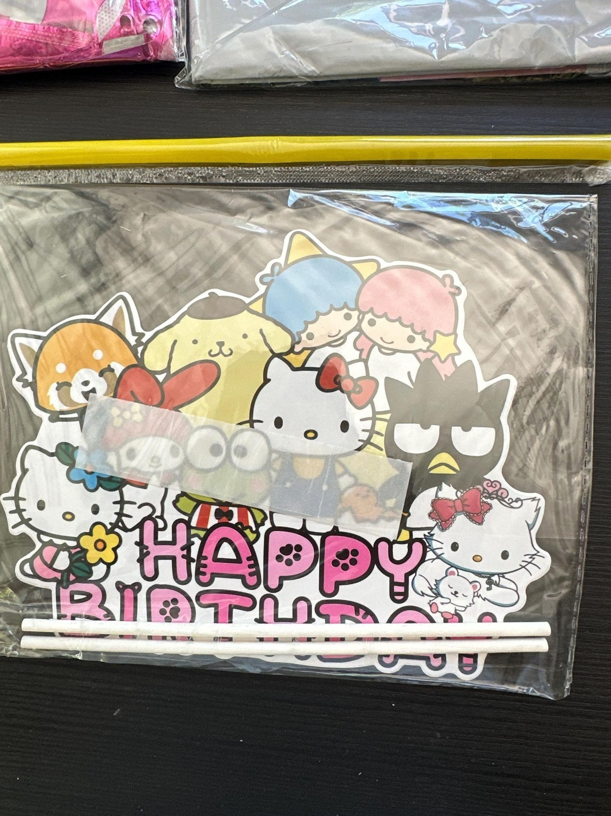 Kitty Party Decor Set 24 Pcs | Cute Pink Balloons, Banner, Toppers