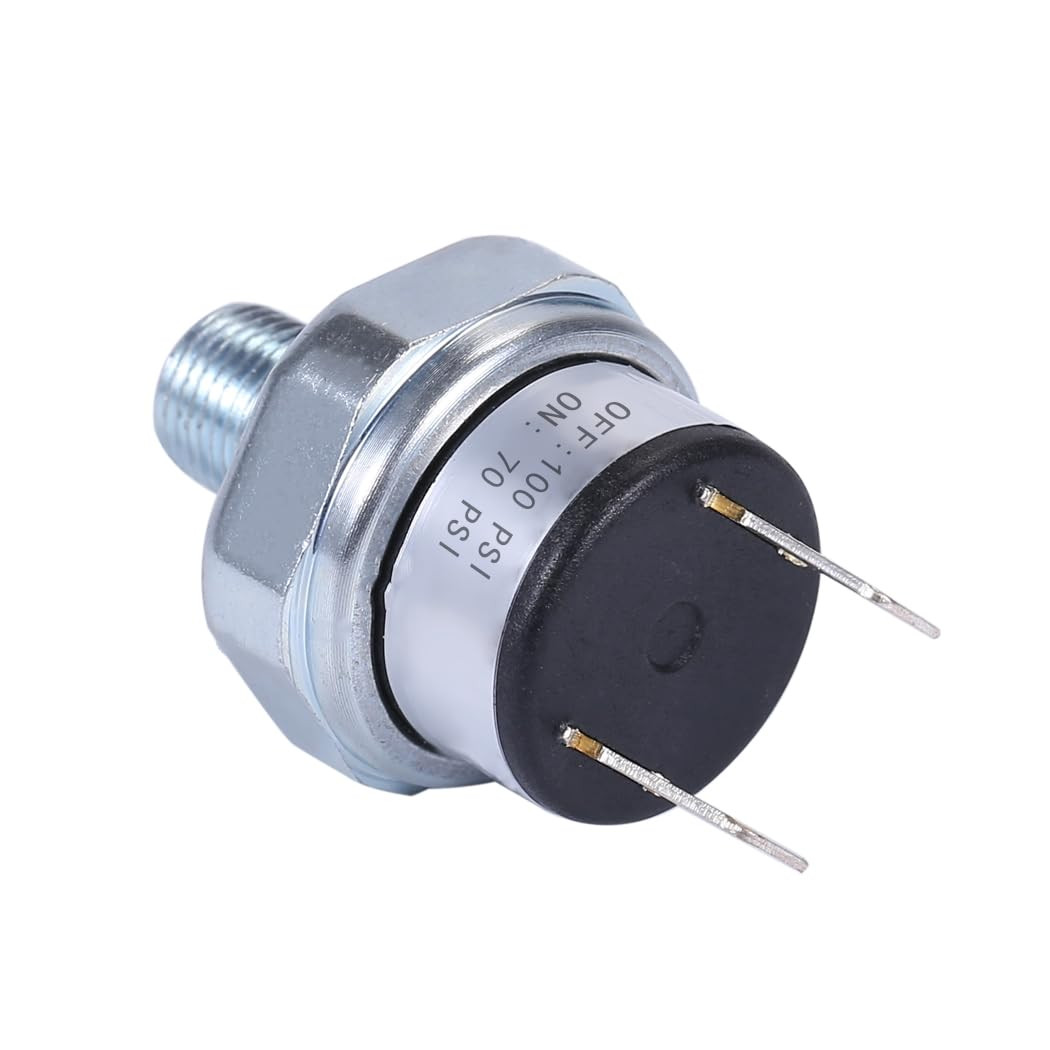 Air Compressor Pressure Switch 70-100 PSI 1/8″-27 NPT 24V 12V DC 110V 120V 240V