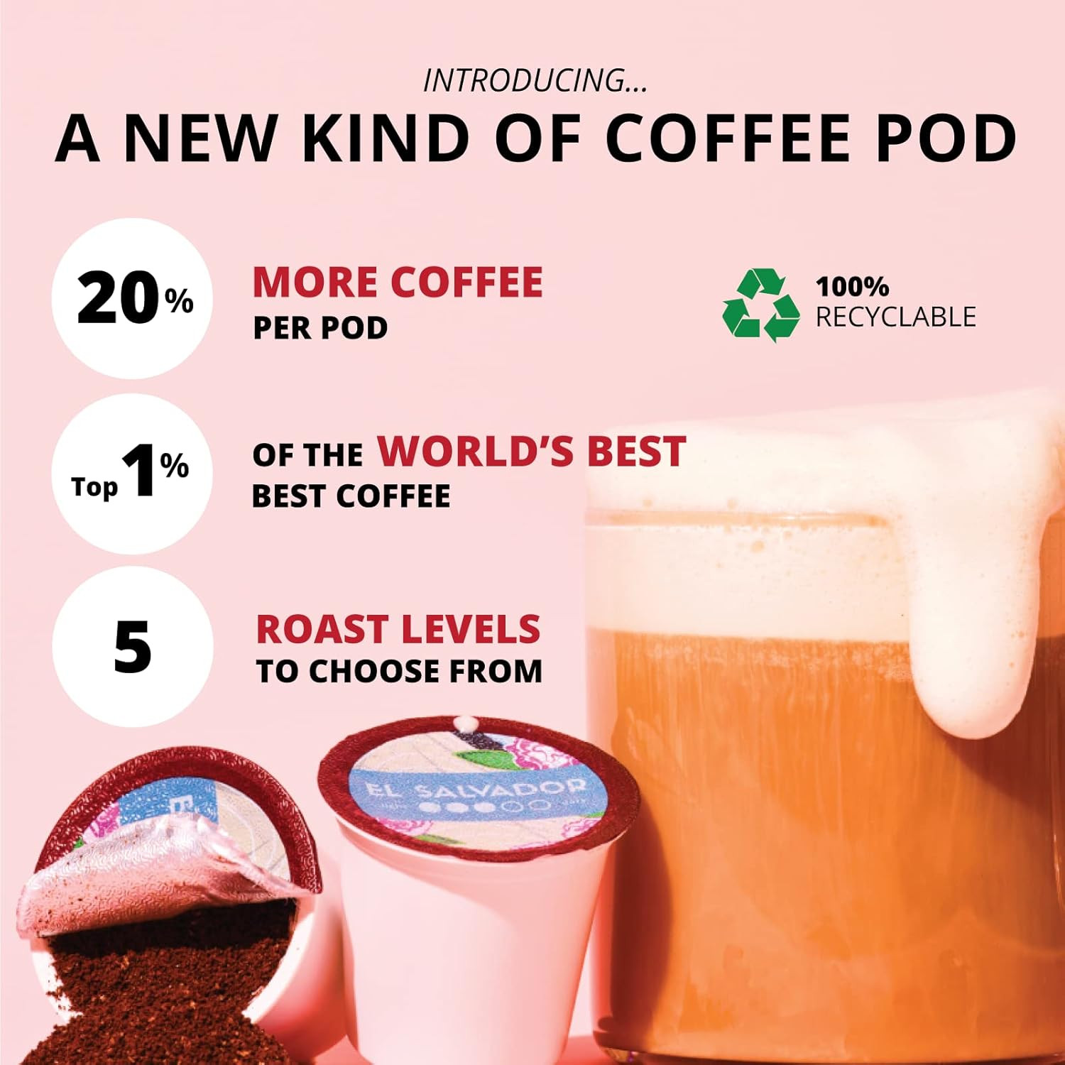 Keurig-Compatible Pods, Light-Medium, Tanzania, 24 Ct | Keurig Compatible, Singl