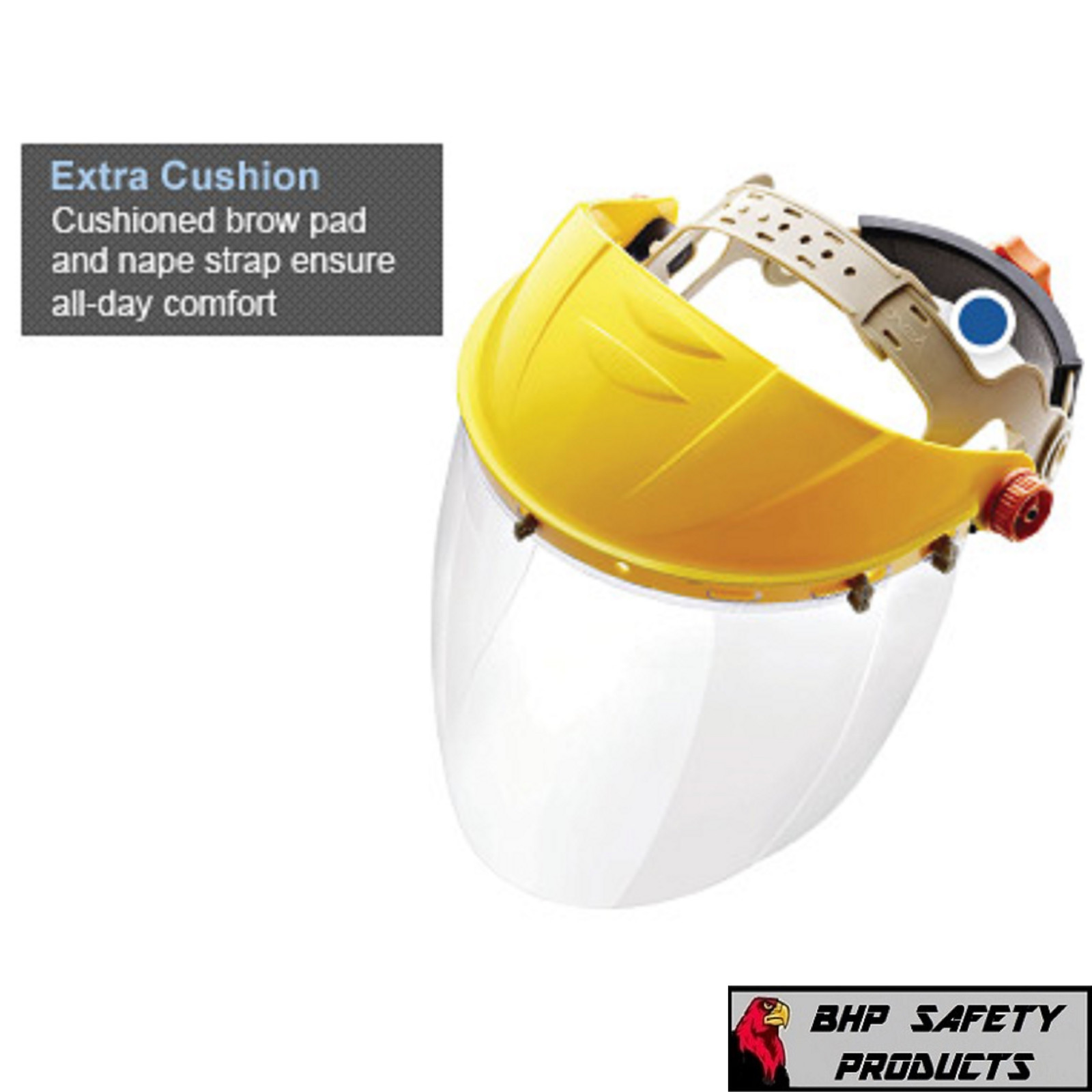 Full Face Safety Shield Tool Mask Clear Glasses Painting Eye Protection Grinding