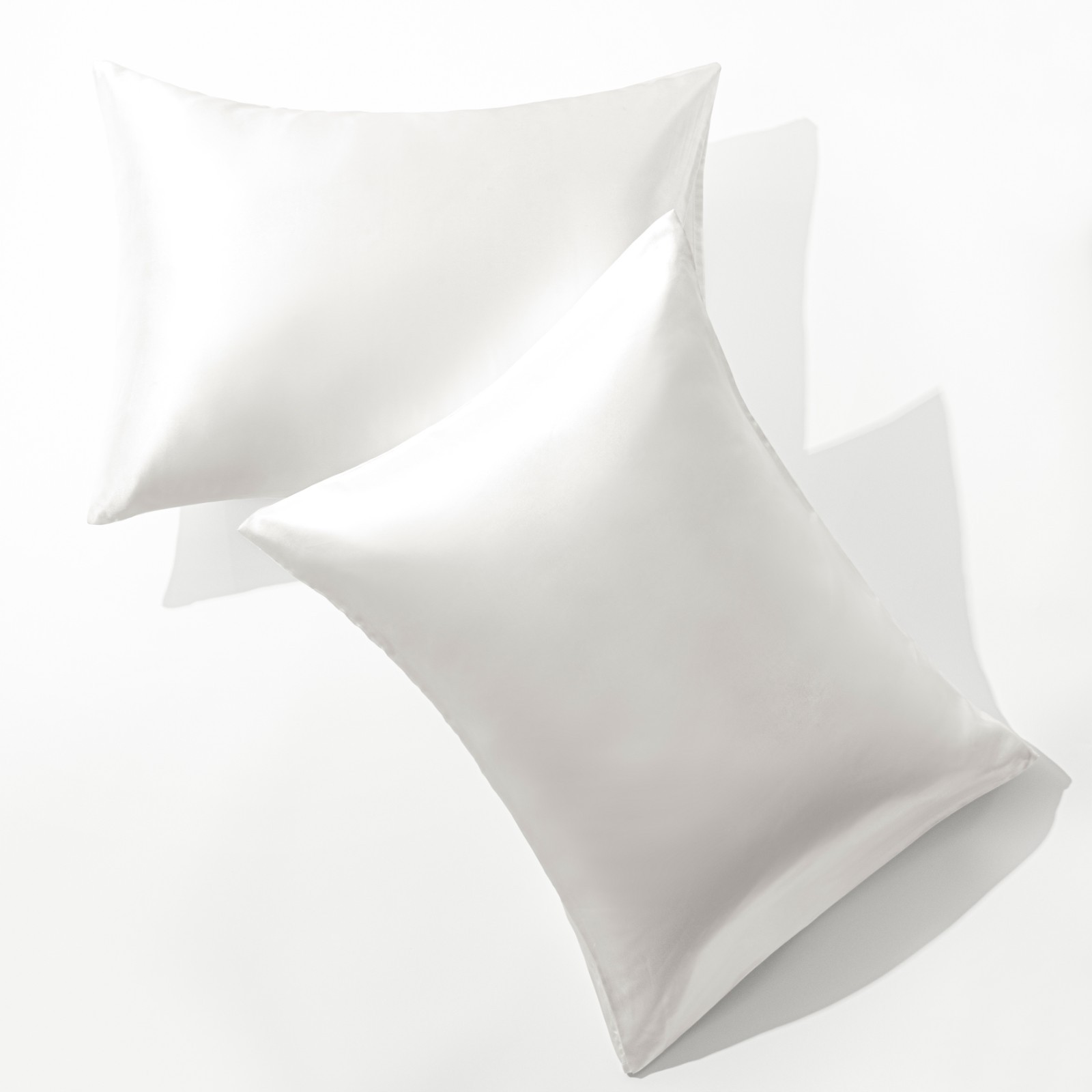 Set of 2 Silky Soft Satin Pillowcase, Standard/Queen/King/CK Size, All Colors
