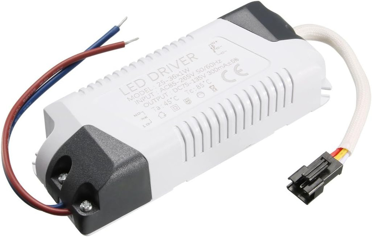 LED Driver 25-36W Constant Current 300mA High Power AC 85-265V Output 75-135V…