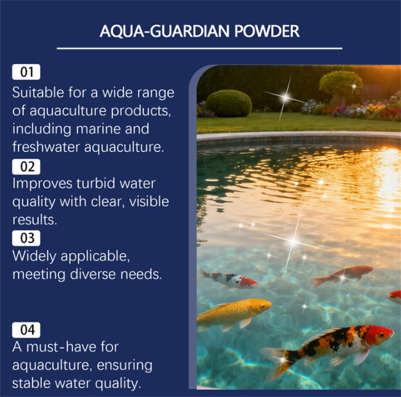 5X 100G Water Clarifier Aquaculture Water Purifying Treatment Powder Pro Formula