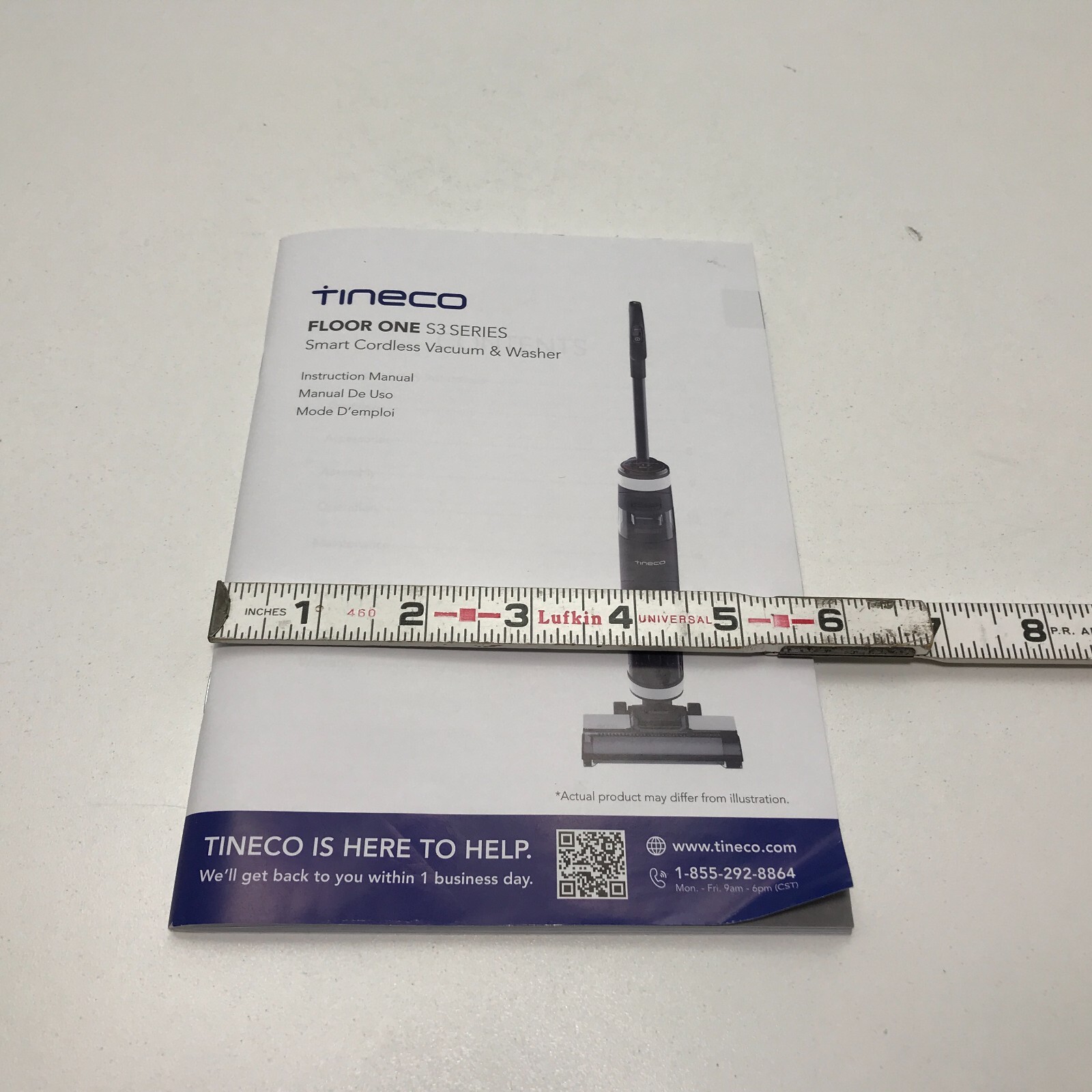 Tineco INSTRUCTION USER MANUAL for Floor One S3 FW050100US FW050500US FW050600US