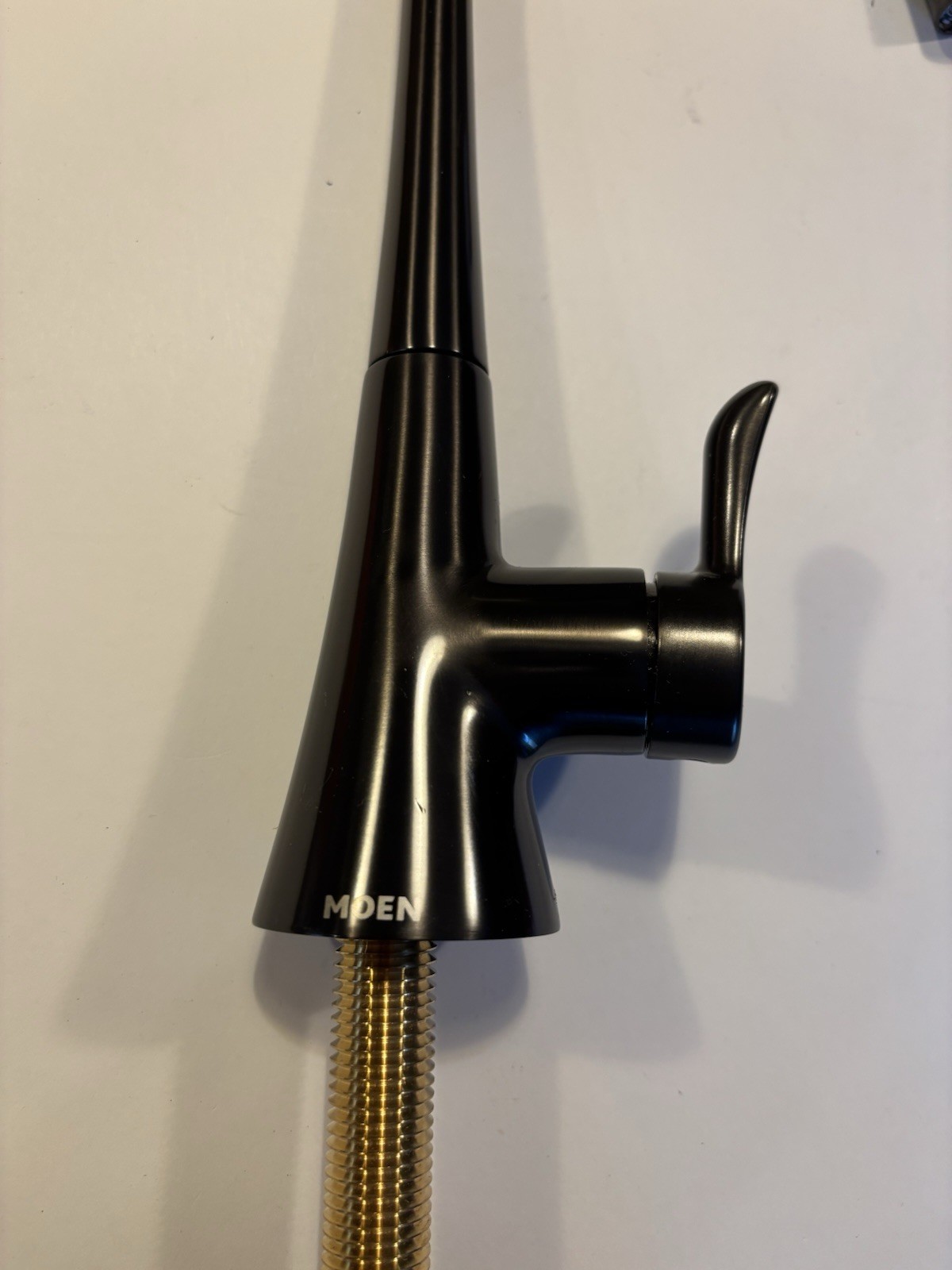 MOEN Sip Transitional Beverage Faucet Black Stainless S5520BLS