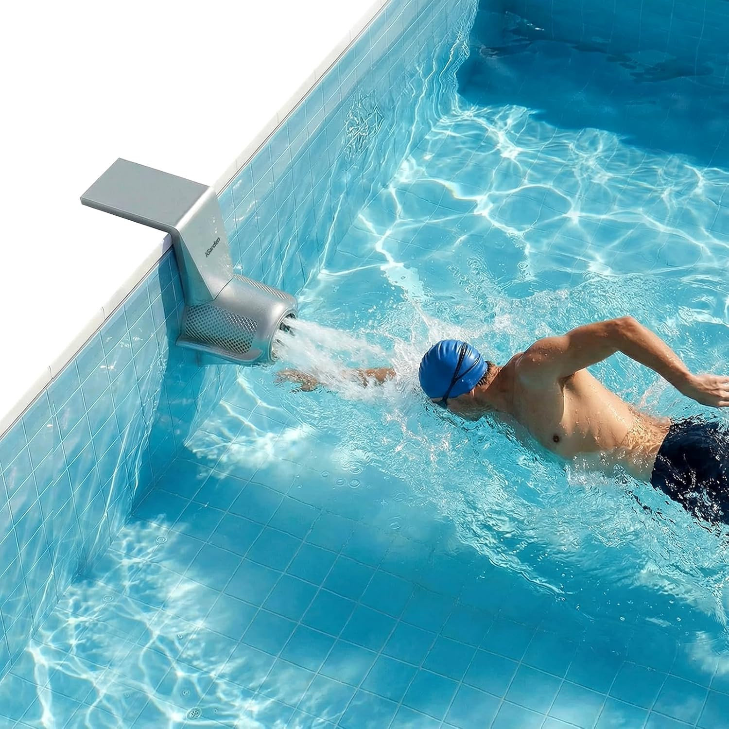 Igarden Swim Jet P Series, 1100 GPM Inverter Counter Current Swimming System wit