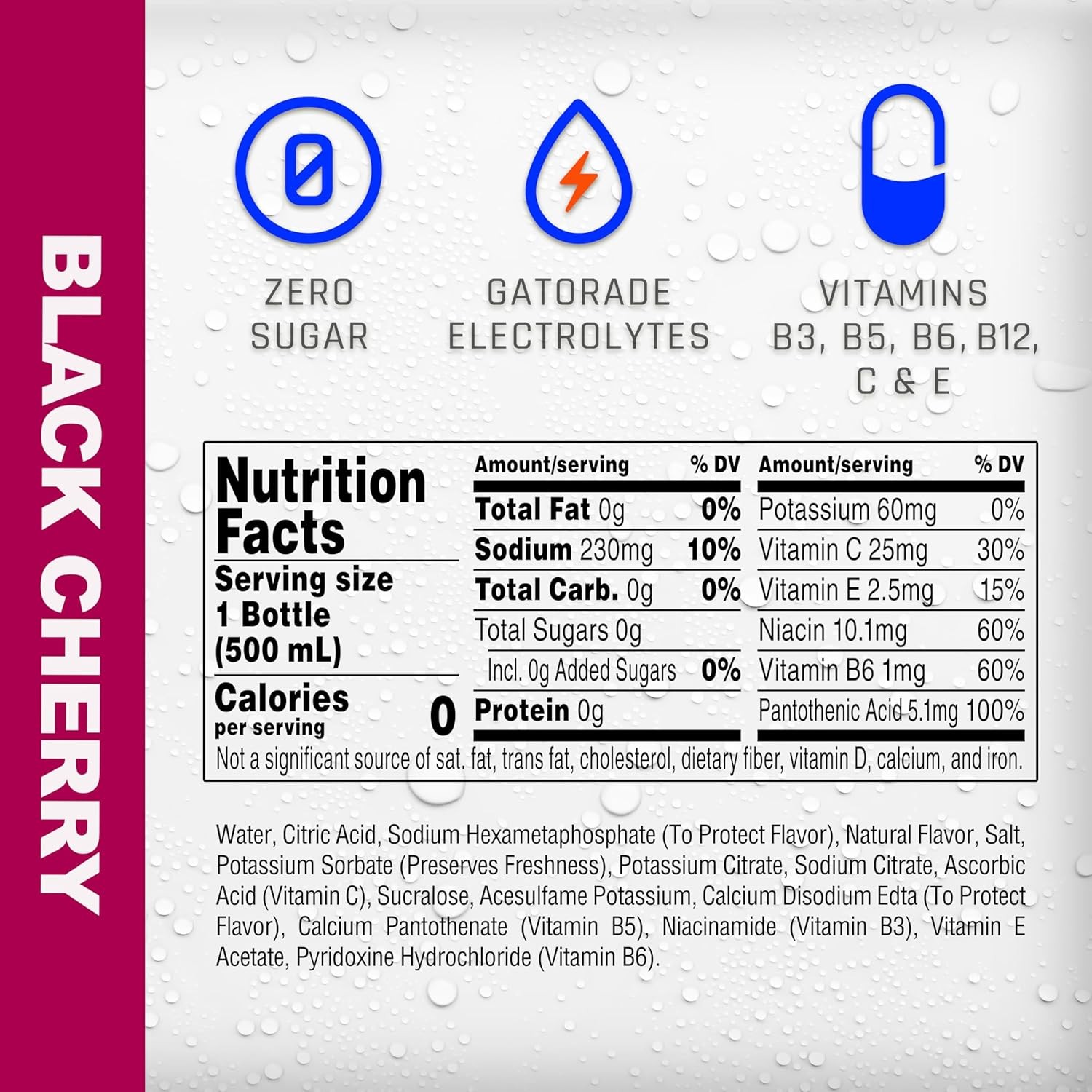 Propel Strawberry Lemonade Zero Calorie Sports Drinking Water with Electrolytes