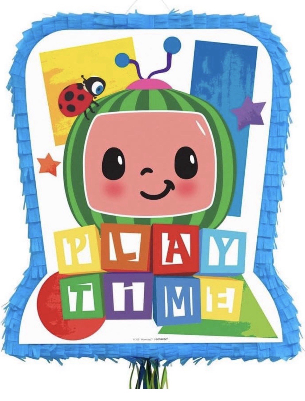 Ya Otta Pinata CoComelon Pull String Pinata 18 x 3 x 21.25 in, 1 CT