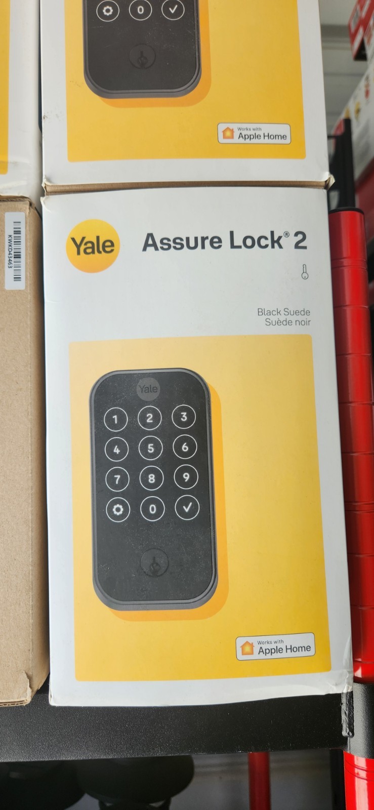 Yale Assure Lock 2 Touchscreen Deadbolt YRD420-BLE-BSP – Black Suede, Master Box