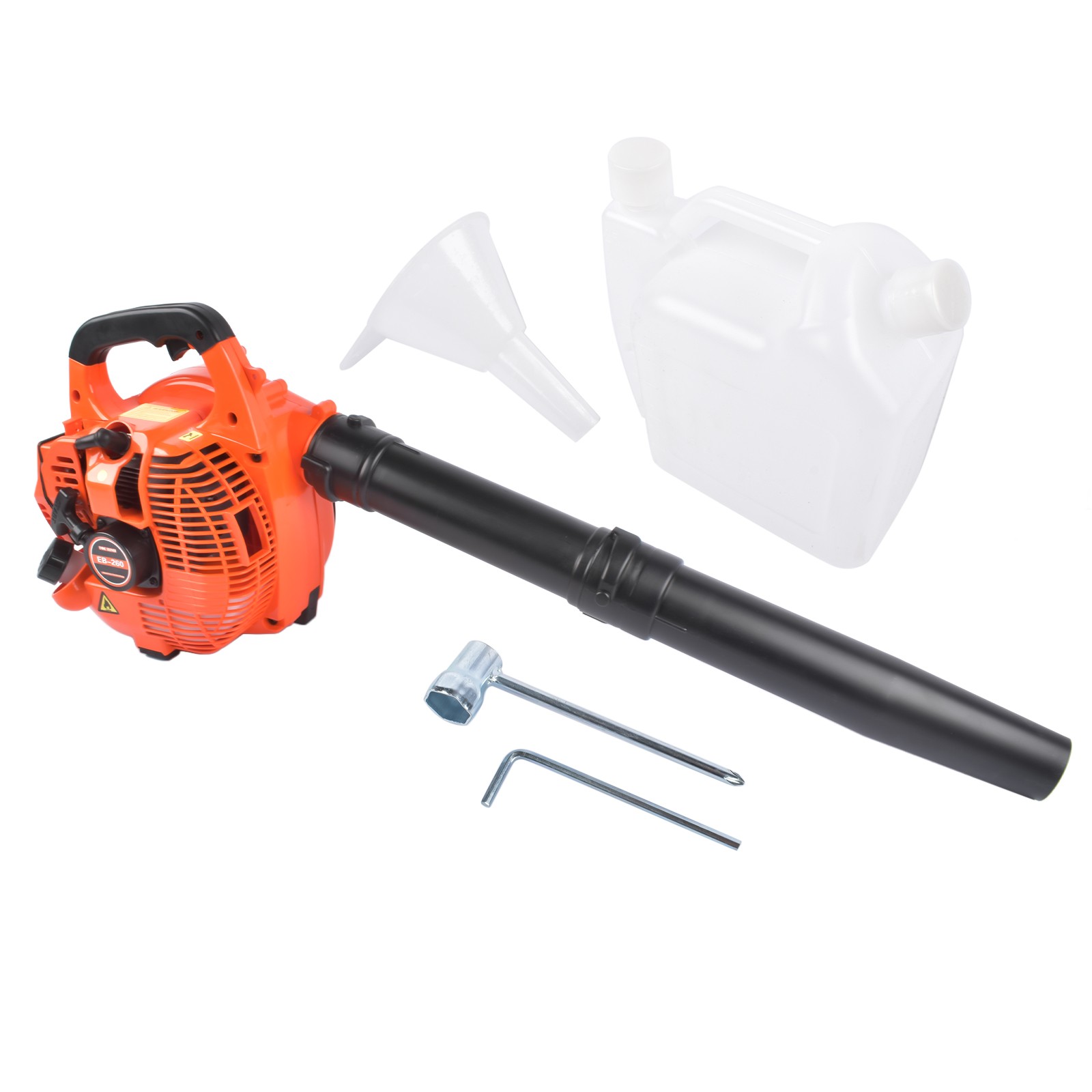 1x Handheld Leaf Grass Blower 0.75 KW 2-Stroke 7500r/min with 1x Matching kettle