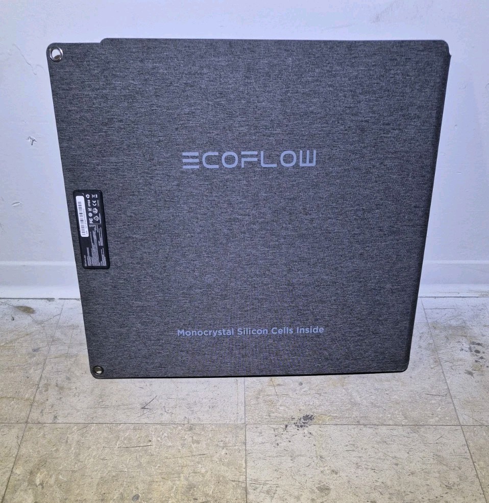 EcoFlow 110W Portable Solar Panel Foldable – Open Box Item