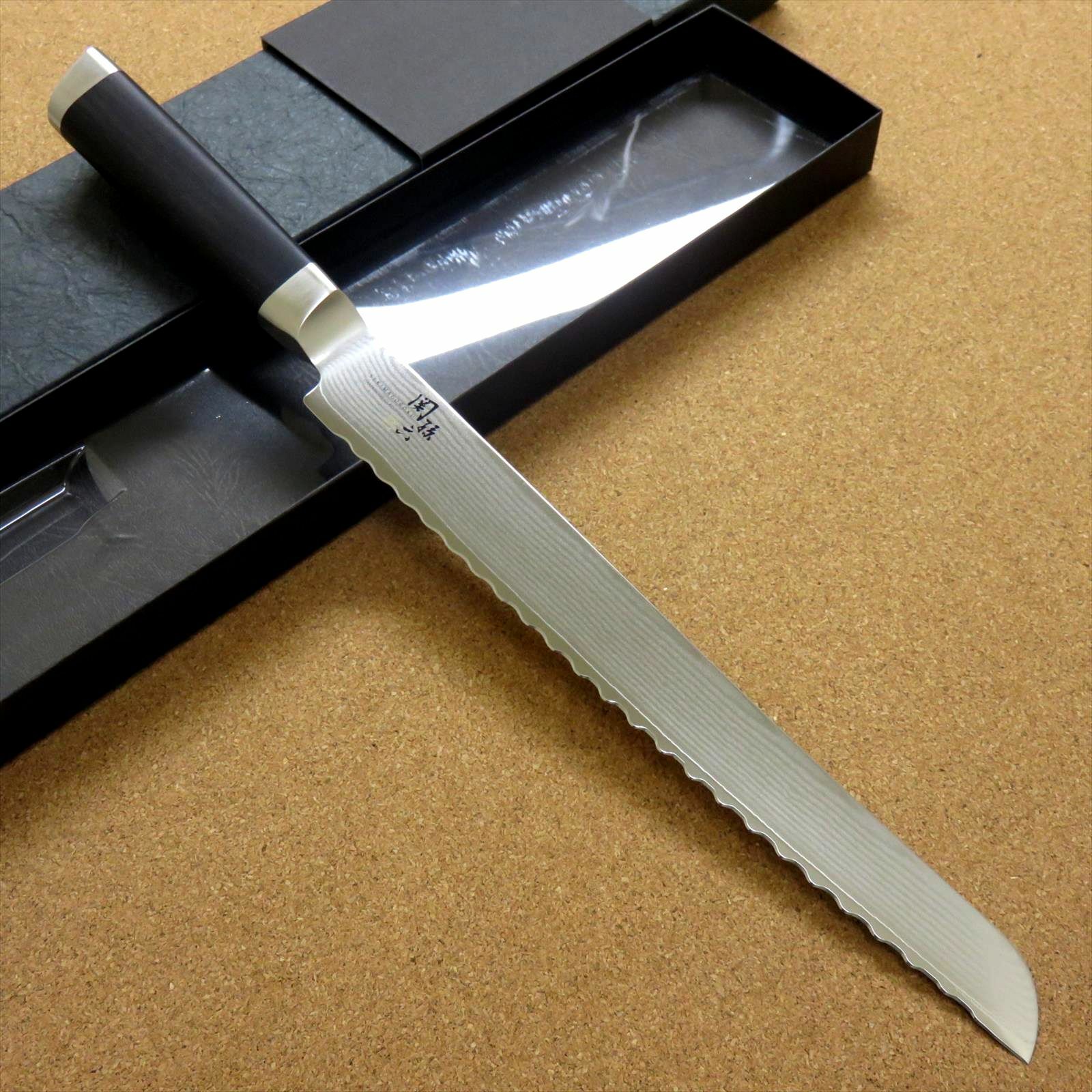 Japanese KAI MAGOROKU Kitchen Bread Knife 240mm 9 1/2 inch Damascus steel JAPAN