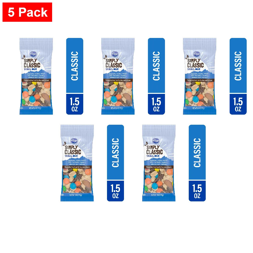 KG Simply Classic Trail Mix 1.5 oz – 5 Pack
