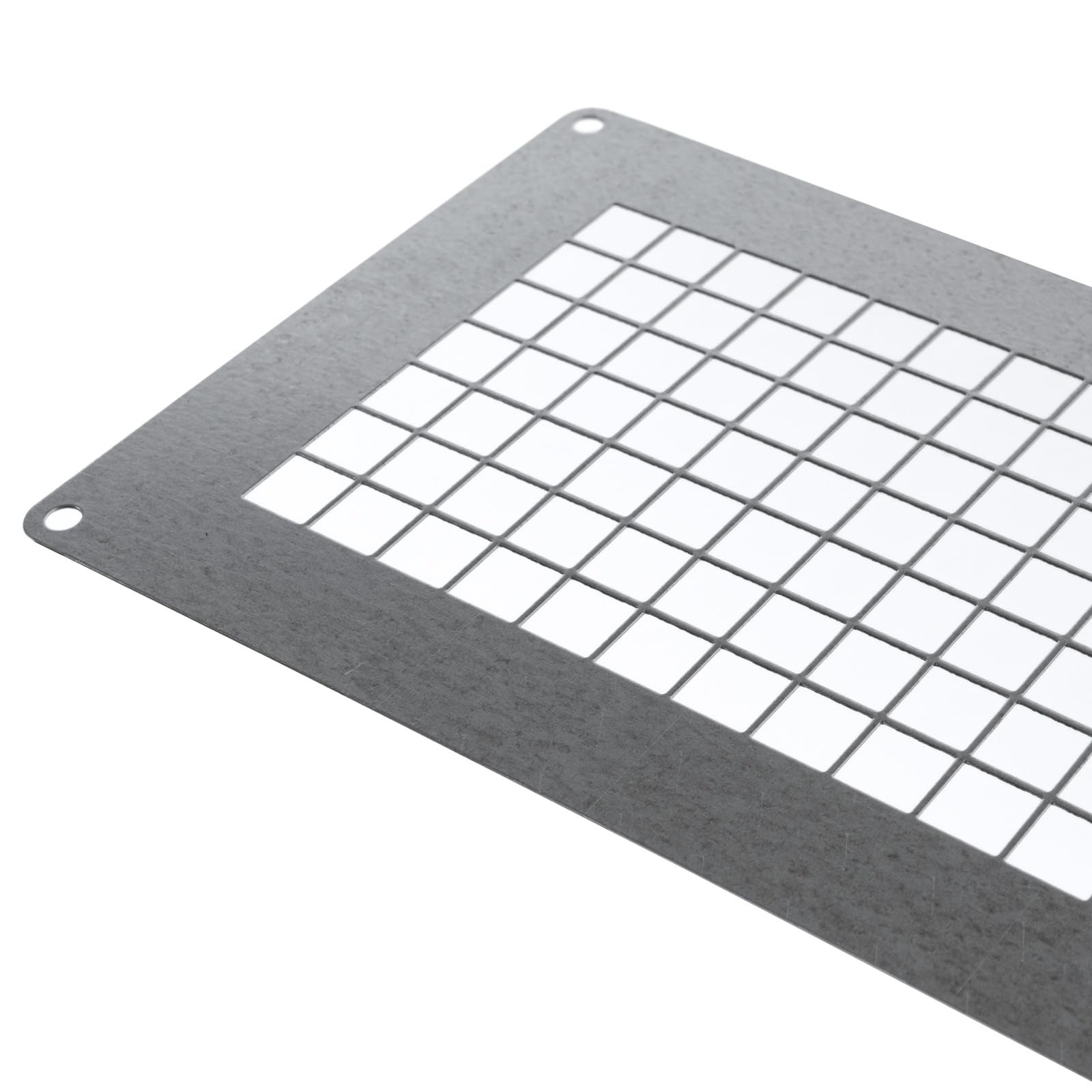 10 x 4.5 Inch Outer Size Galvanized Steel Rectangular Crawl Space Vent Grid Mesh