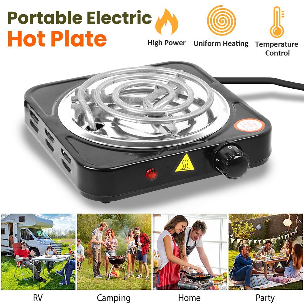 Portable Electric Single Double Burner Stove Hot Plate 1kw 2000W Cooktop Cooking