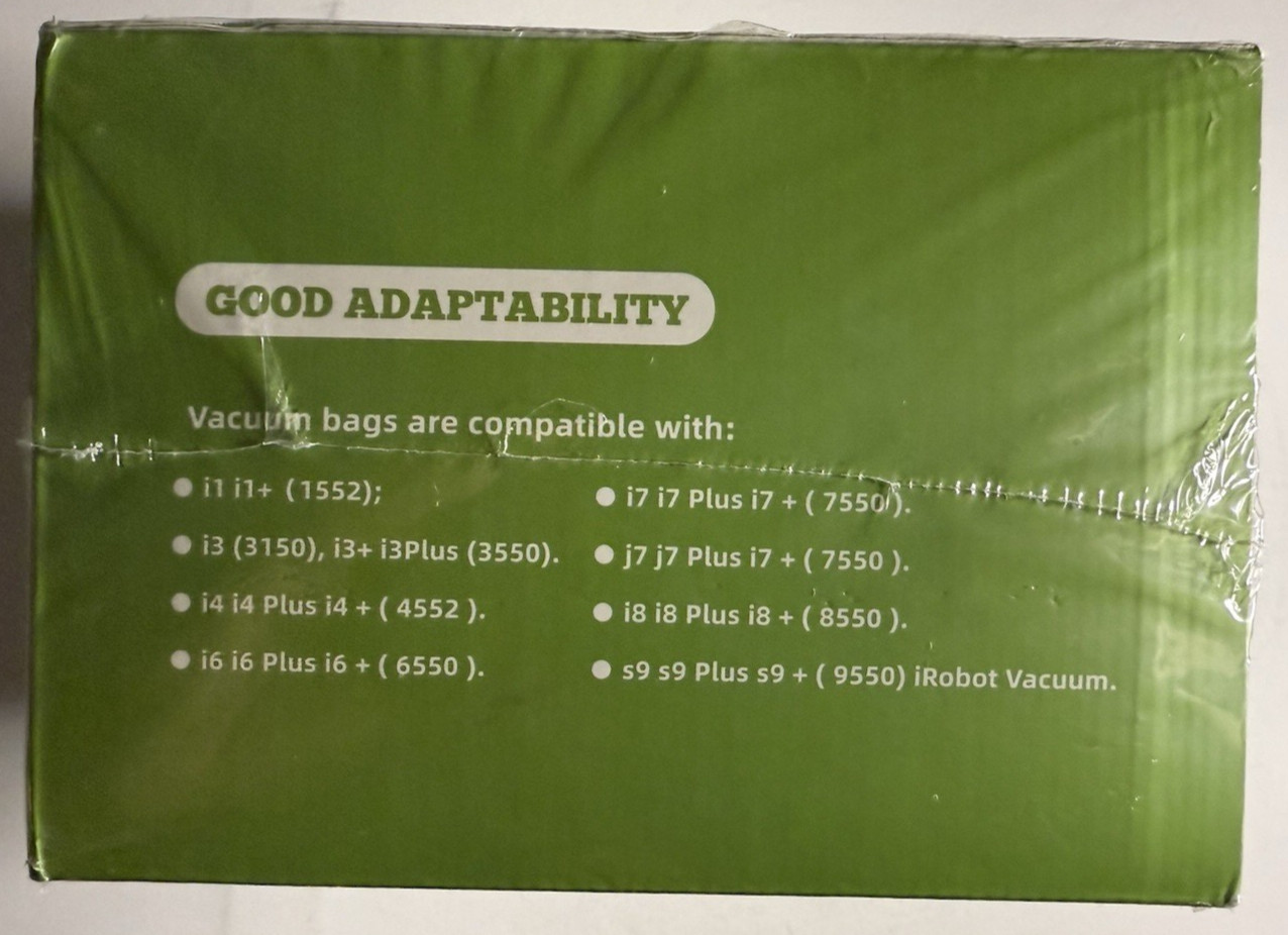 18 Pack Replacement Vacuum Bags, Compatible with irobot Roomba i7, i7+,i3, i8