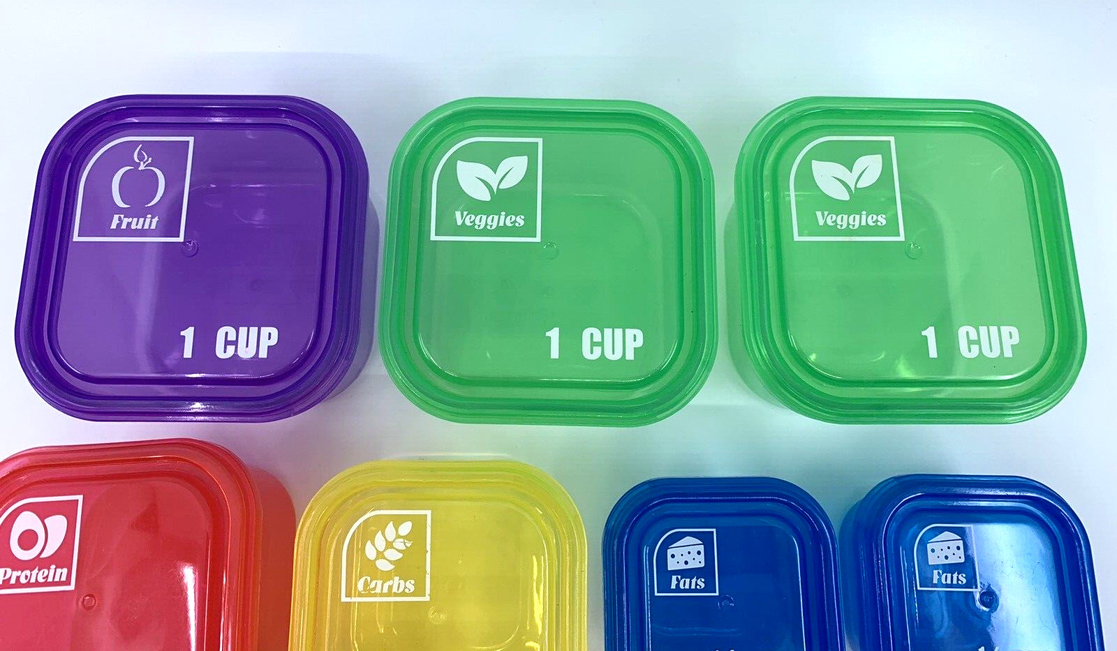 21 Day Portion Control Kit 11 Containers Weight Loss Food Diet Plan – 22 Pieces