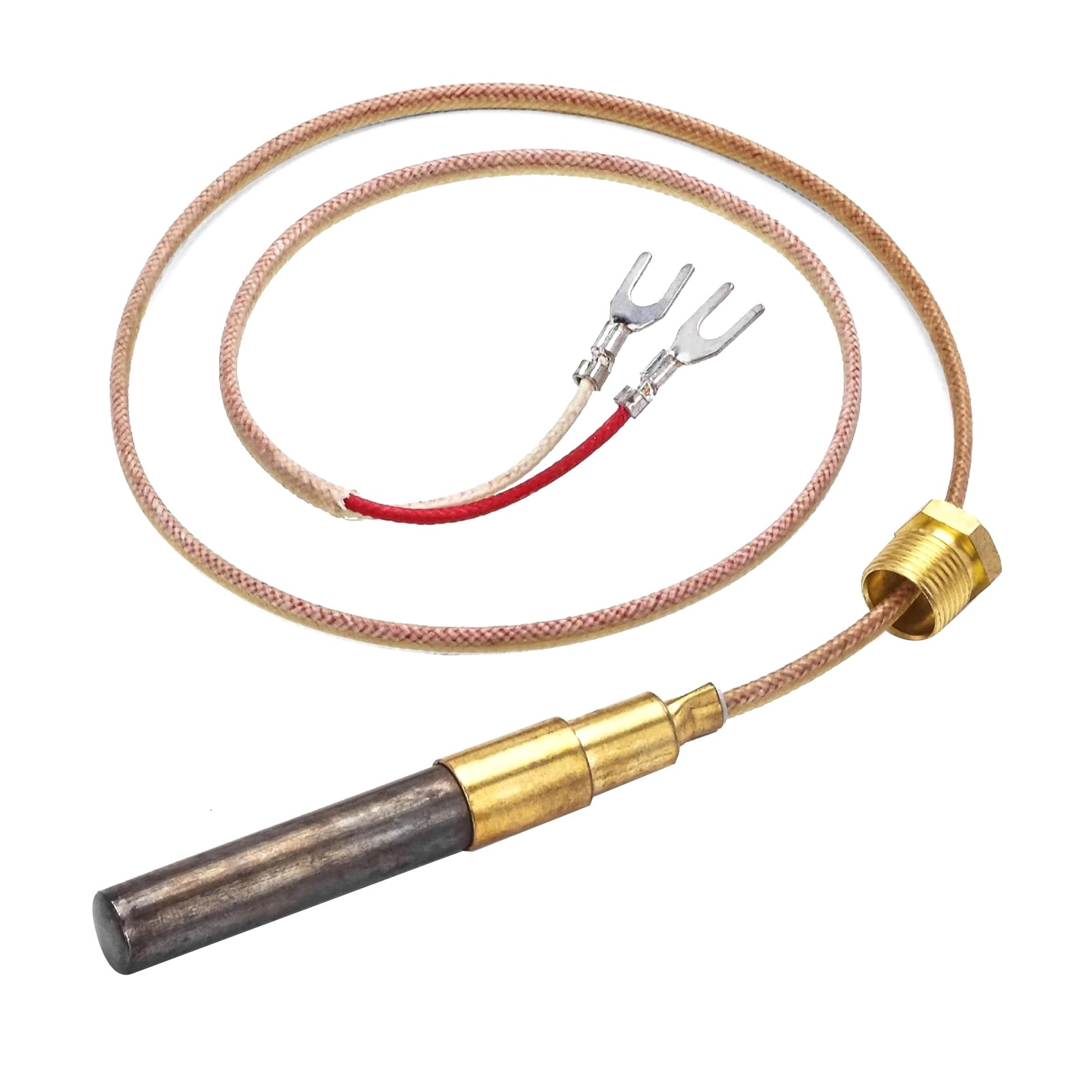 24 Inch 750mv Universal Thermopile Generator for Fireplace Pilot Gas Valve Unit