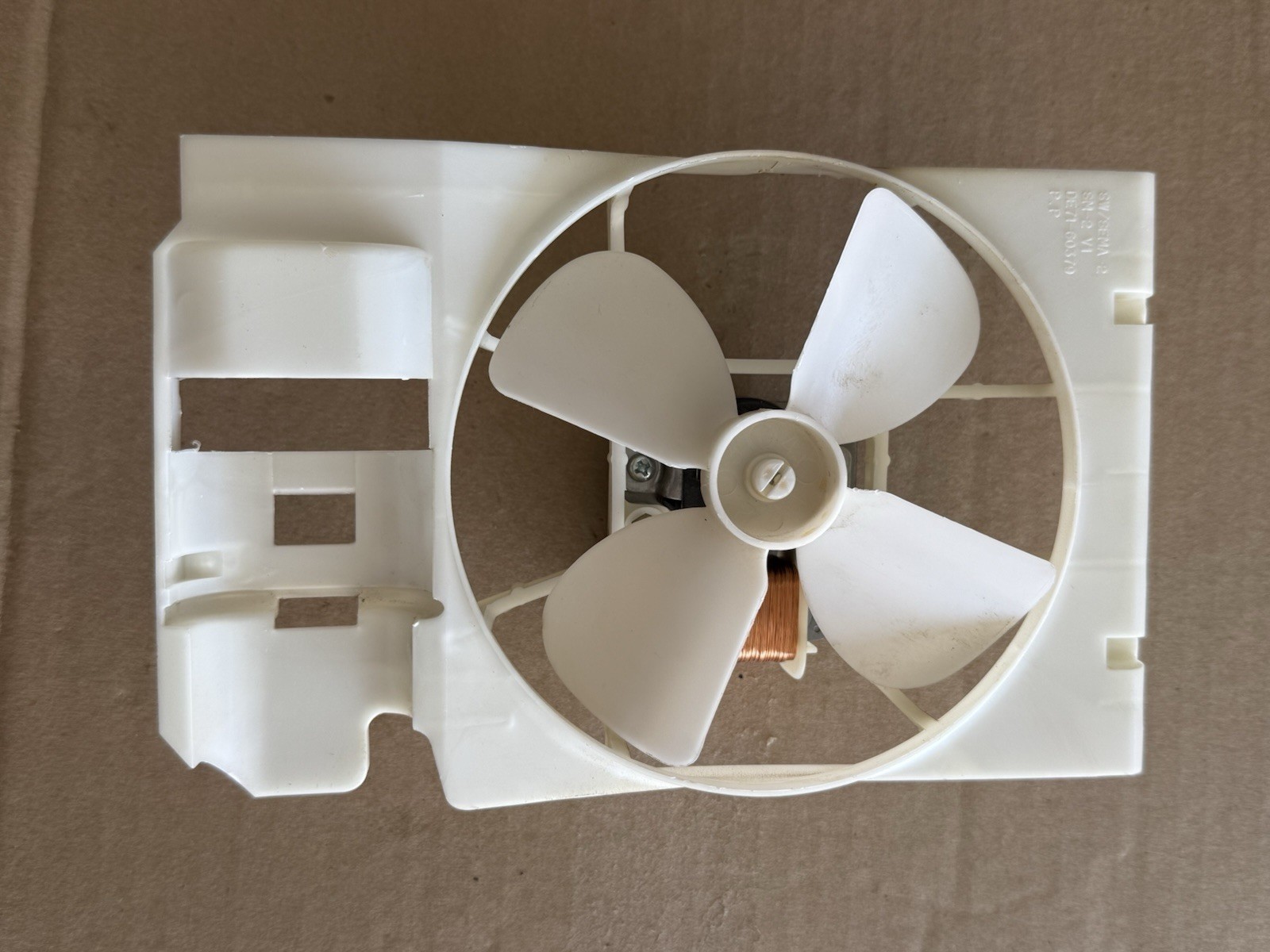 GE Microwave Fan Motor Assy WB26X10027, AMM13-003ZSEA (M# JEM25WY02)