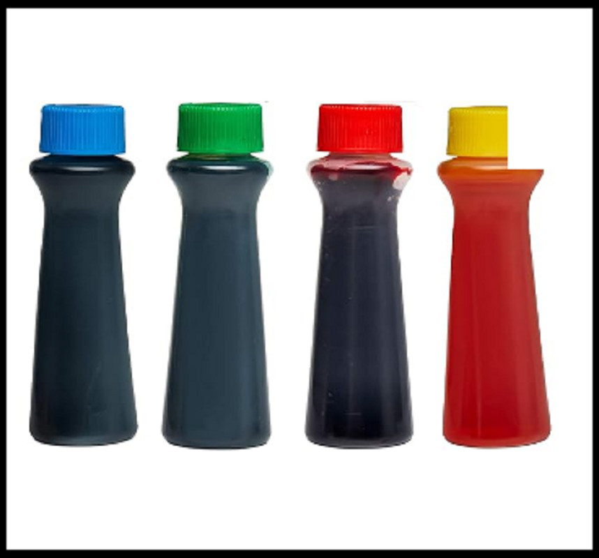 Spice Supreme Assorted 4 Food Colors Red Blue Green Yellow Cake Liquid 0.3oz