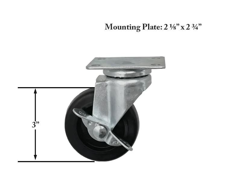 Traeger Pellet Smokers Grill Factory OEM Caster Wheel Timberline KIT0613