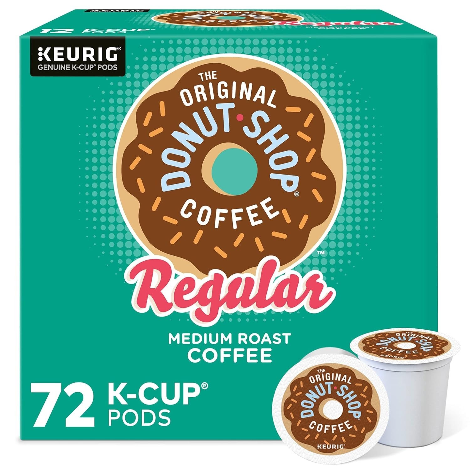 The Original Donut Shop Regular Keurig Single-Serve K-Cup Pods, 72 Count