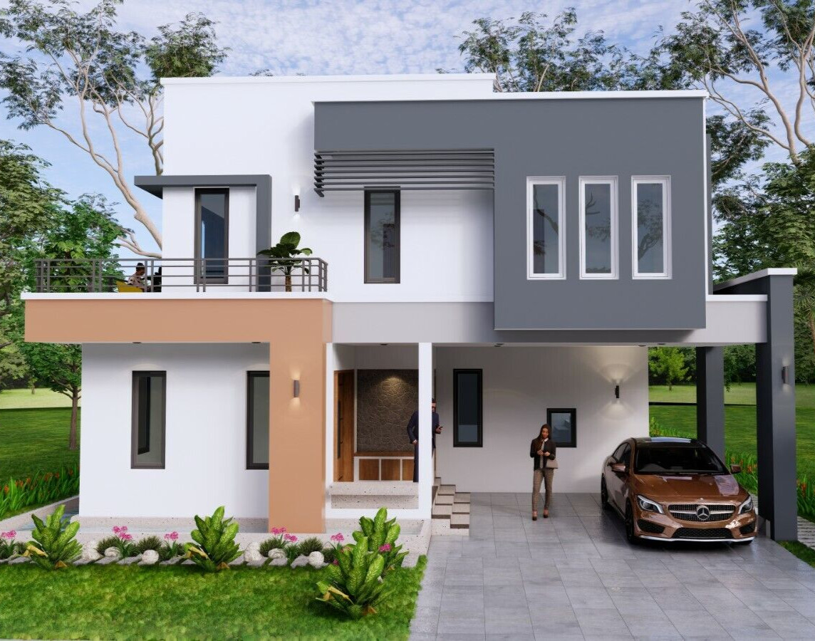 Small House Plan 11×15 M 36×49 Feet 5 Beds PDF Full Plan (A4 Hard Copy)