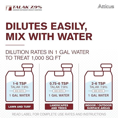 Atticus Talak 7.9% Bifenthrin Insect Control – Indoor/Outdoor Pest Killer (32