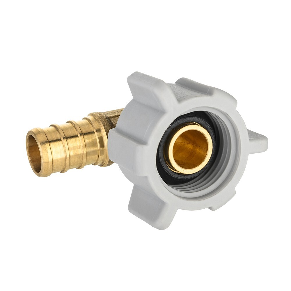 EFIELD 12PCS 1/2″ PEXX 1/2″ FEMALE NPT SWIVEL ELBOW BRASS CRIMP FITTING, NO LEAD
