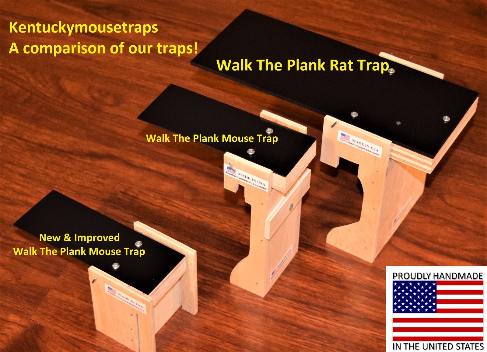 Walk The Plank Rat Trap – Rat & Squirrel Trap – Auto Reset – USA MADE