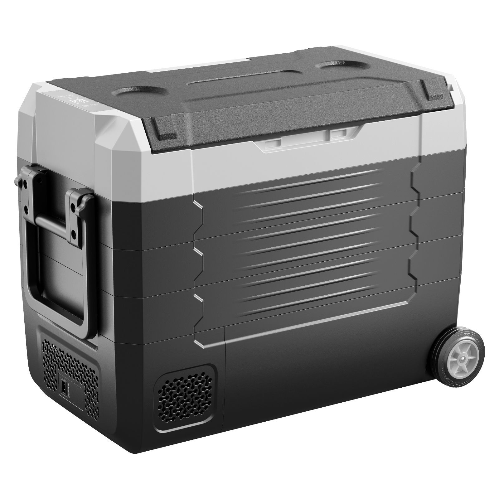 Car Cooler with App Control 48QT Dual-Zone 12/24V DC & 100-240V AC