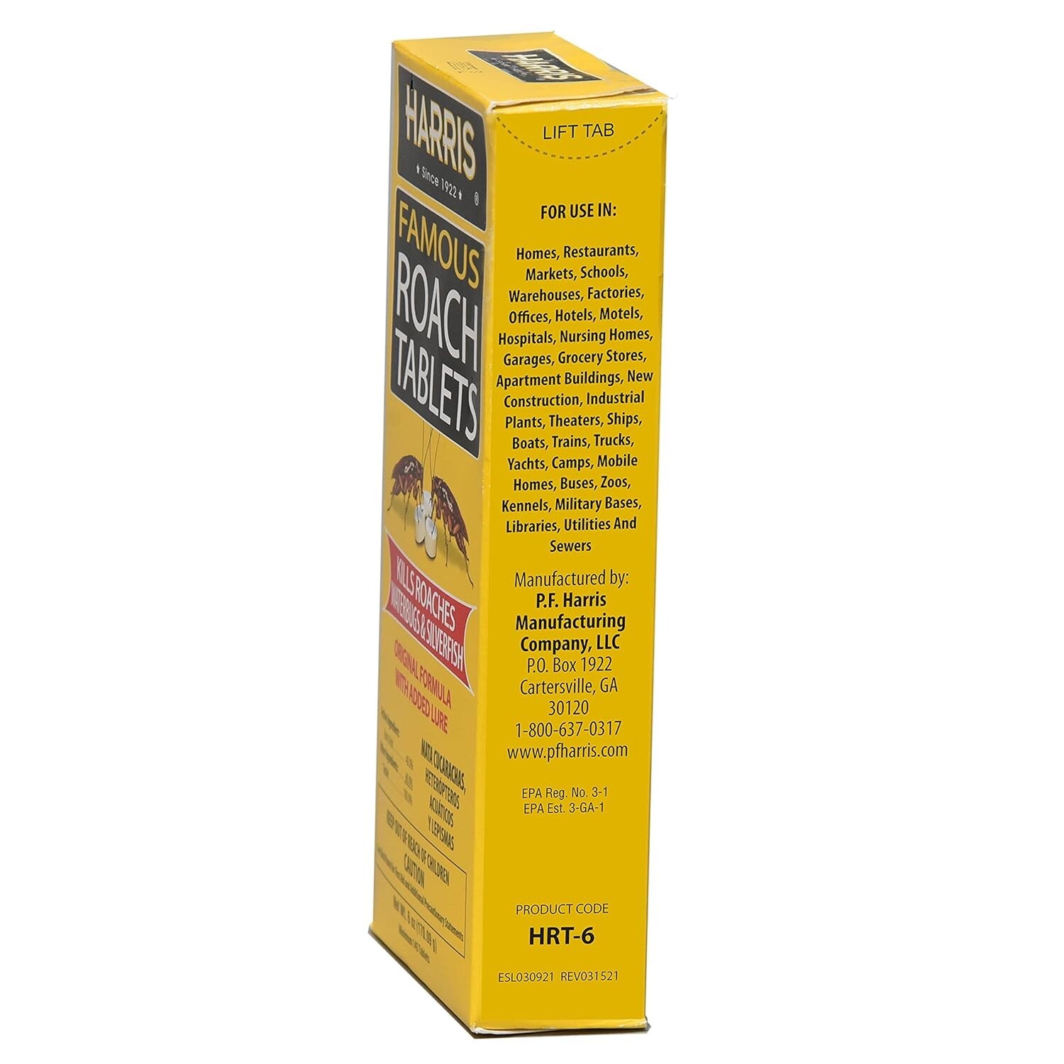 Harris Roach Tablets, Boric Acid Roach and Insects Killer with Lure, Alternative