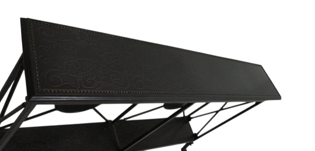Labarge Hall Console Table Tin Bronze Wrought Iron French Empire