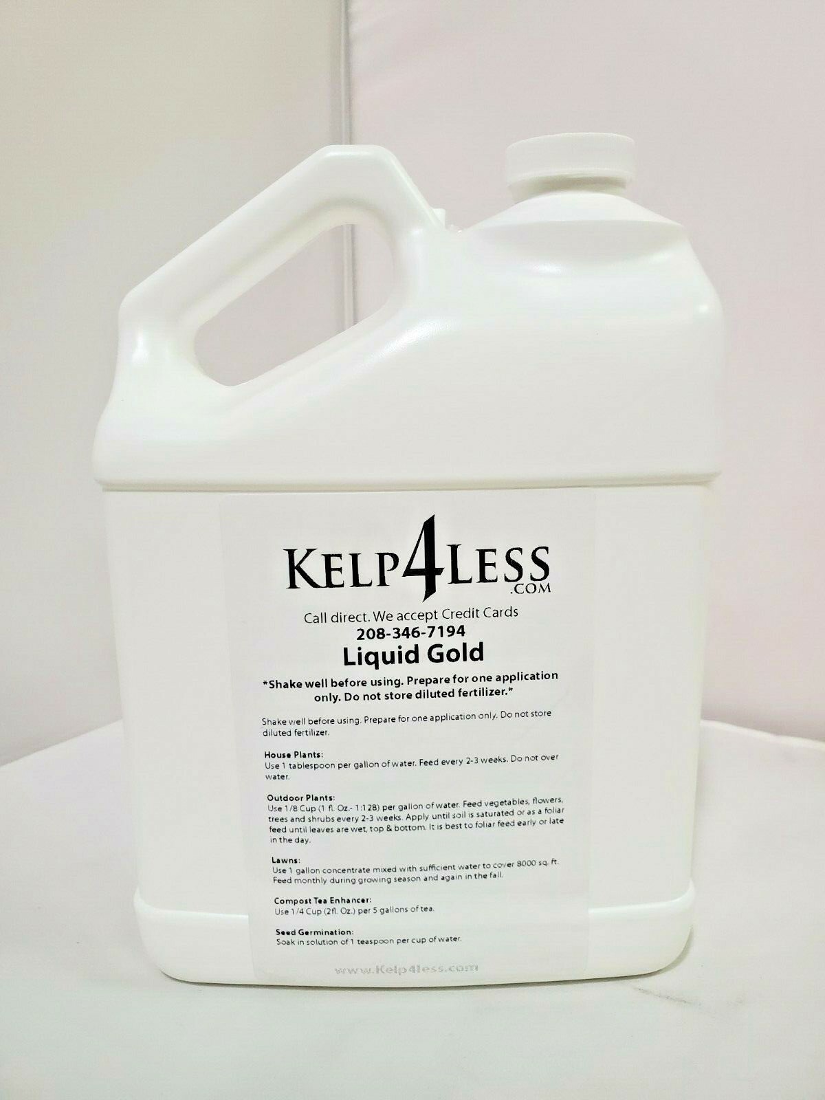 2 GALLONS LG Replace Liquid Fish Fertilizer Liquid Gold Organic no Fishy Odor