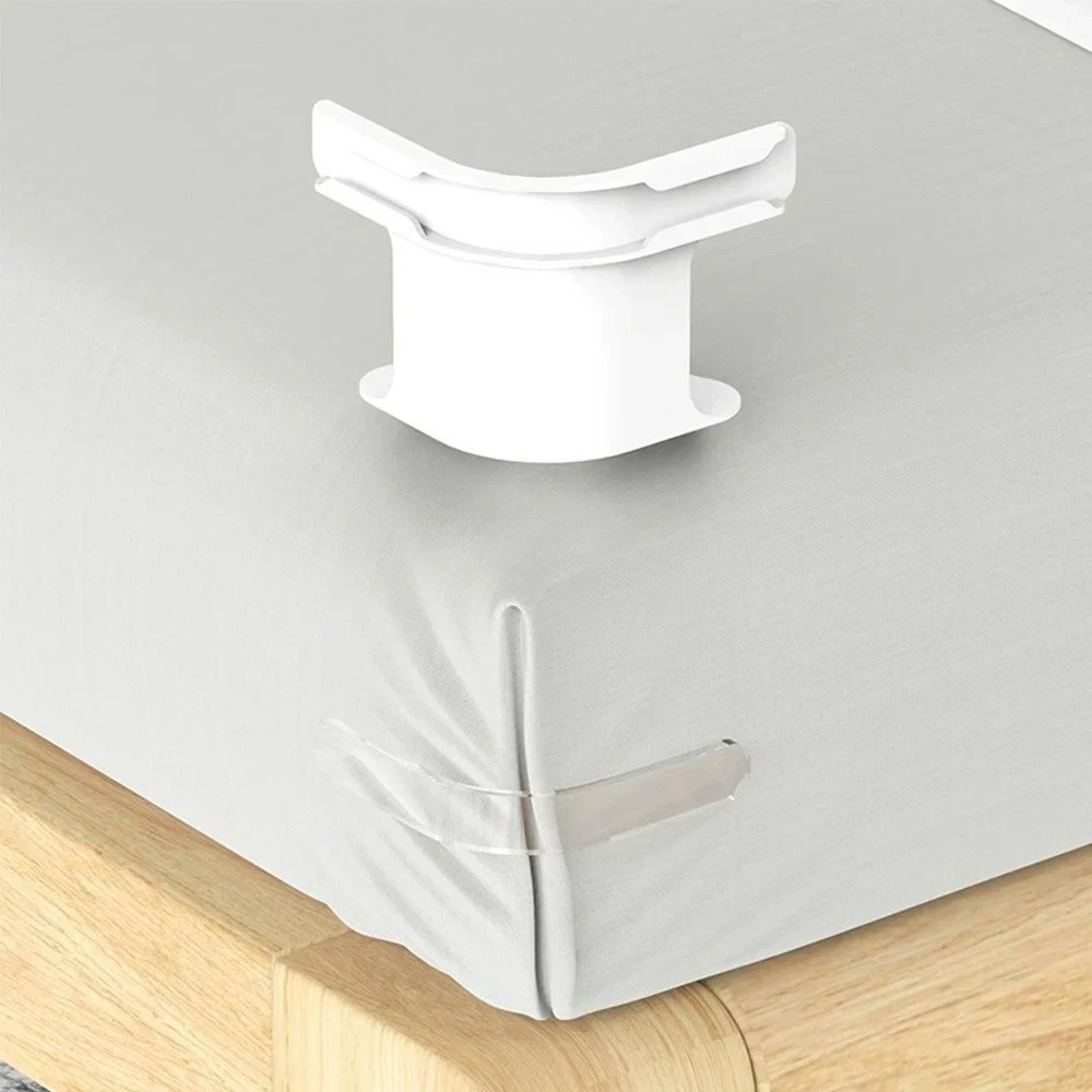4PCS Lock Sheet Holders Keep Sheets Tight Heavy Duty Straps Fit All Mattresses**