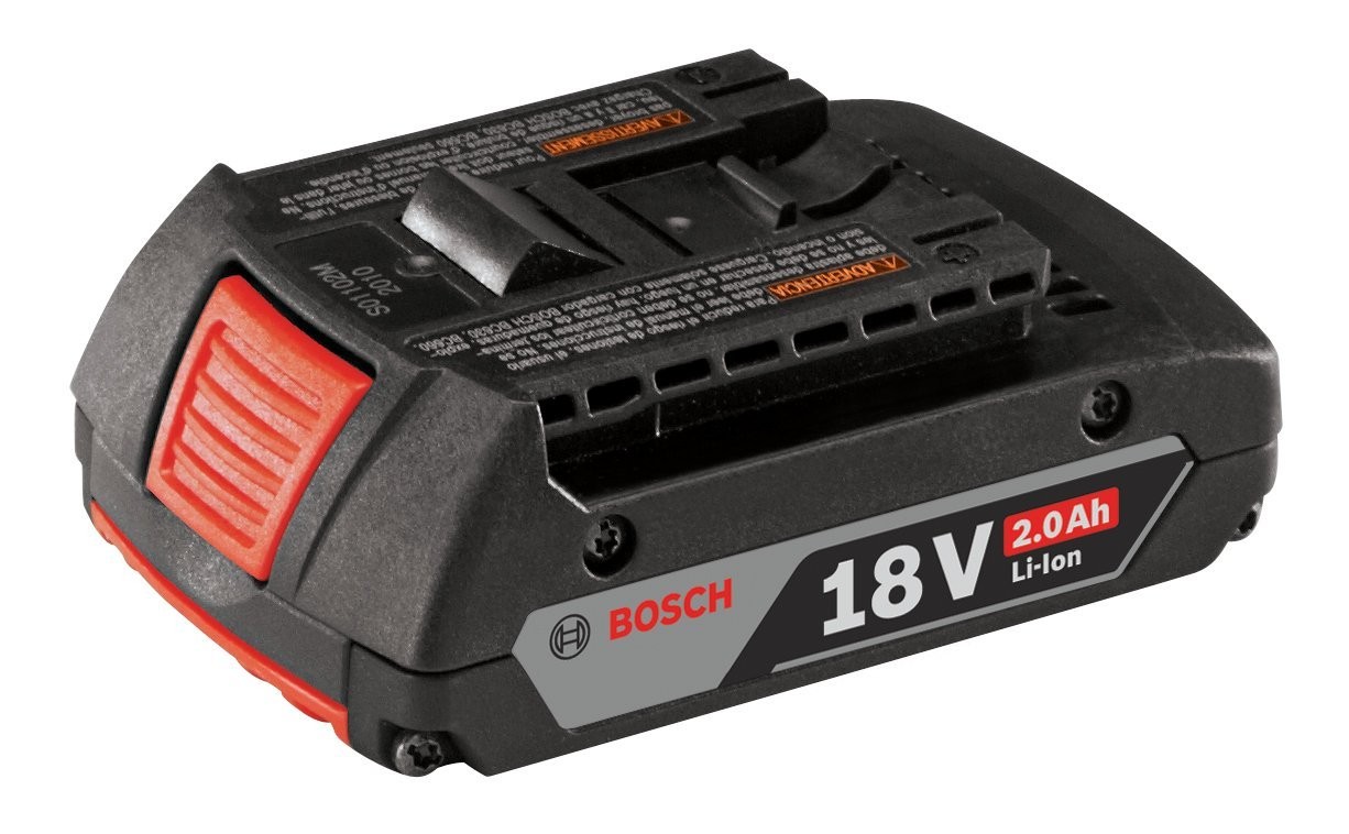 Bosch BAT612 18v Li-on 2.0 AH Slim Pack Battery Bulk Packed – 2607336875