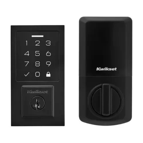 Kwikset SMARTCODE 270 Touchpad Electronic Lock Matte Black Finish