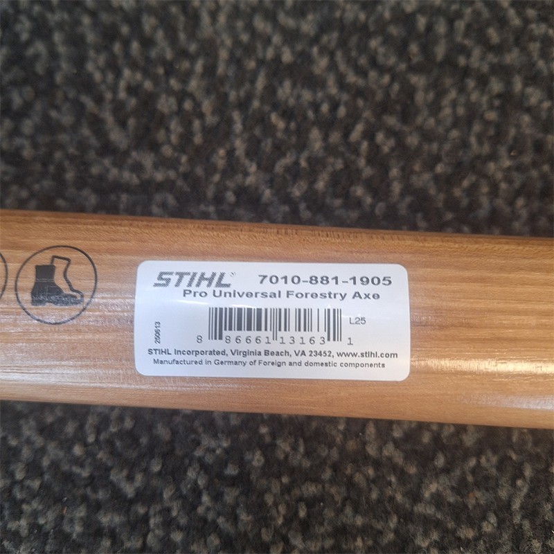 GENUINE STIHL Pro Universal Forestry Axe 7010 881 1905 LIMITED LIFETIME WARRANTY