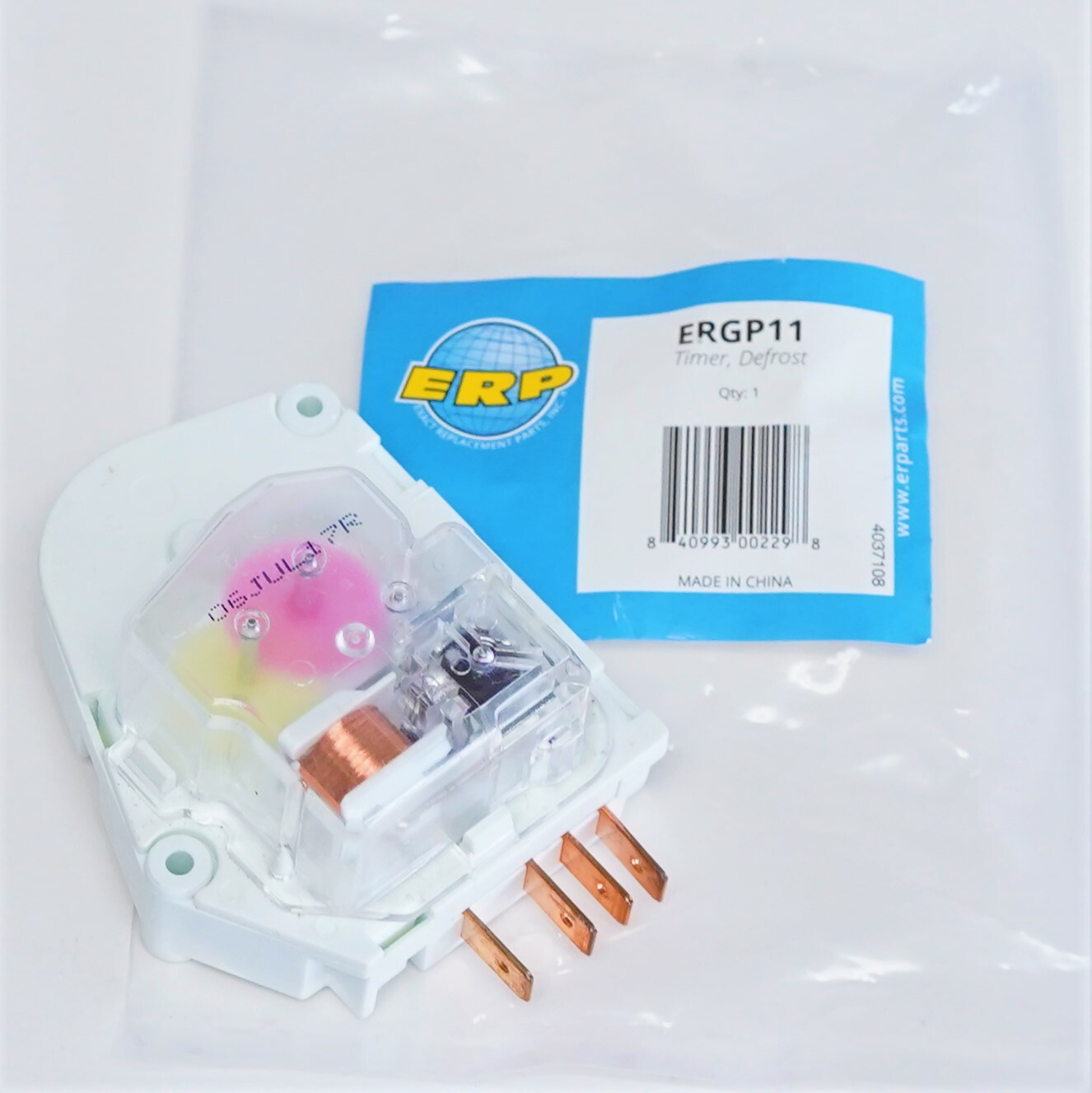 ERP GP11 Refrigerator Defrost Timer 8 hr. 21 min for Maytag 68233-2