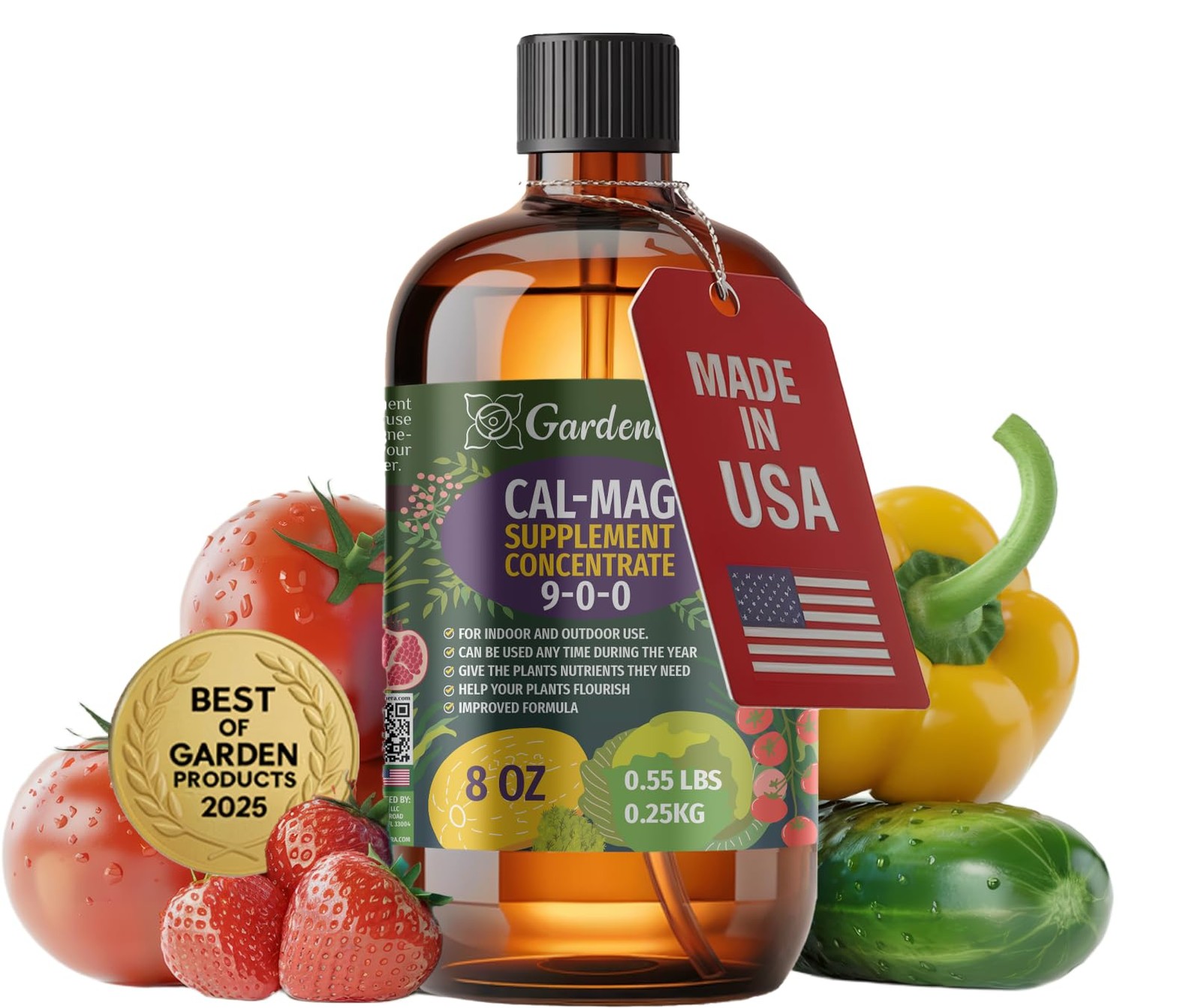 𝐏𝐑𝐎𝐅𝐄𝐒𝐒𝐈𝐎𝐍𝐀𝐋 Grade 8 oz Bottle (1/2 PINT), CAL-MAG Concentrate