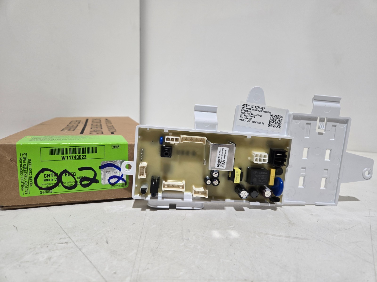W11740022 WASHER CONTROL *NEW OEM PART*