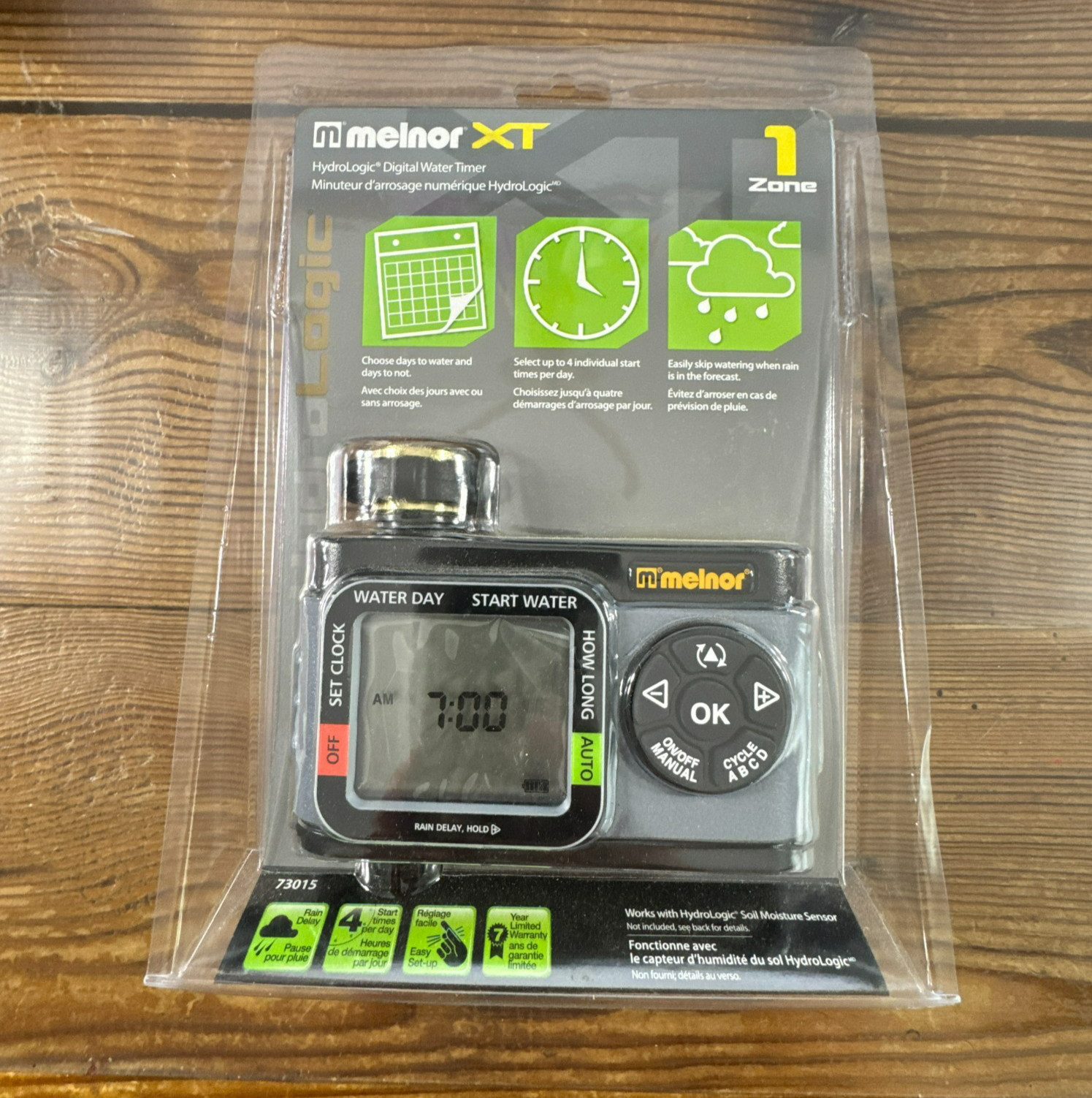 Melnor XT 1 Zone Hydrologic Digital Water Timer MODEL 73015 – NEW