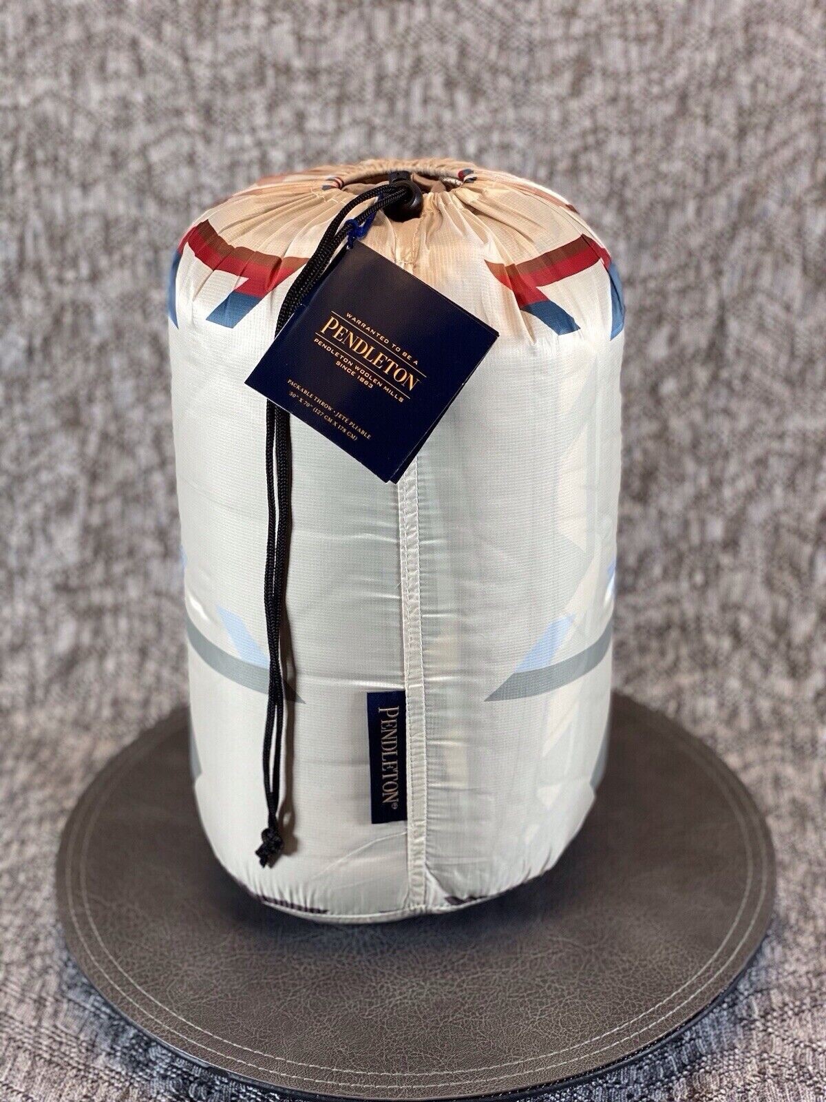 Pendleton Blanket Packable Throw White Sands Travel Outdoor Camp 50×70 NEW